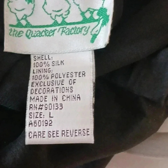 Cracker Factory flamingo black pants size L - Picture 3 of 5